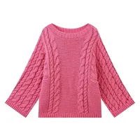 Yaminiya Winter Clothes Women Women's Turtleneck Long Sleeve Pink Sweater Prairie Chic Solid Vintage Sweater Oversize Pullover - Image 6