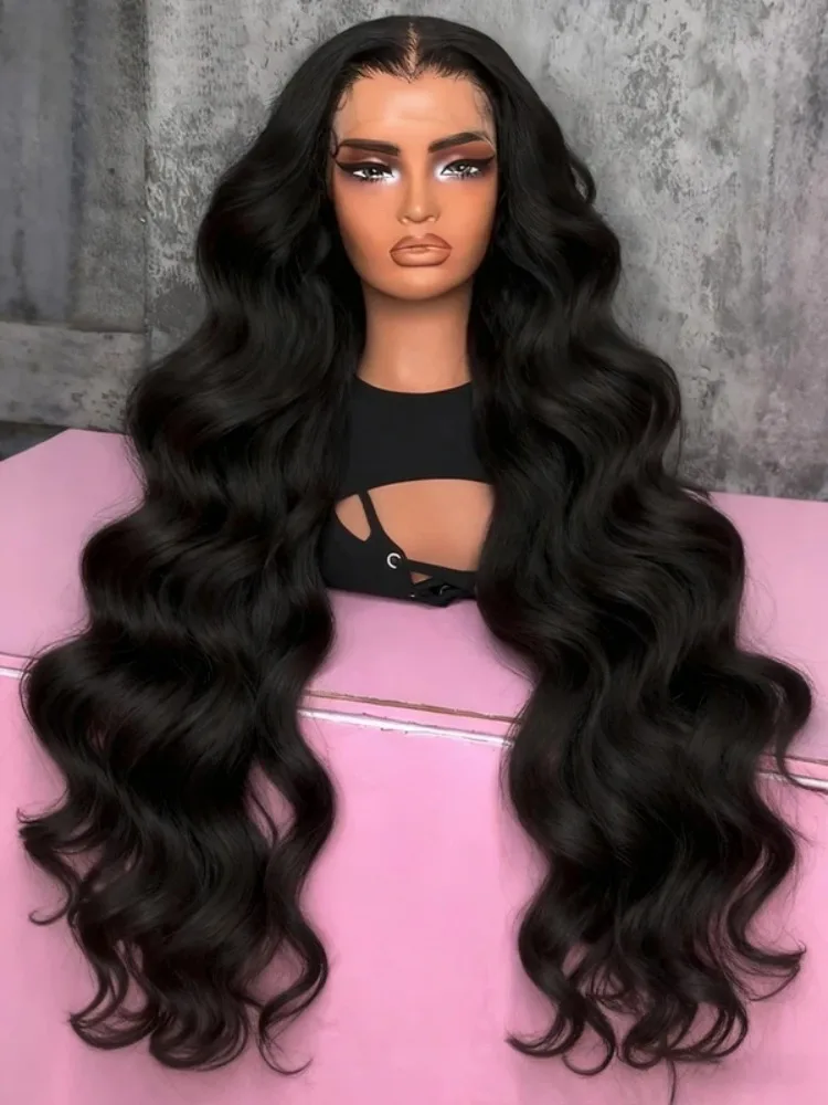 

32 Inch Body Wave Human Hair Front Wig 13x6 13x4 Hd Lace Transparent Frontal wig Pre Plucked Brazilian Human Hair Wigs For Women