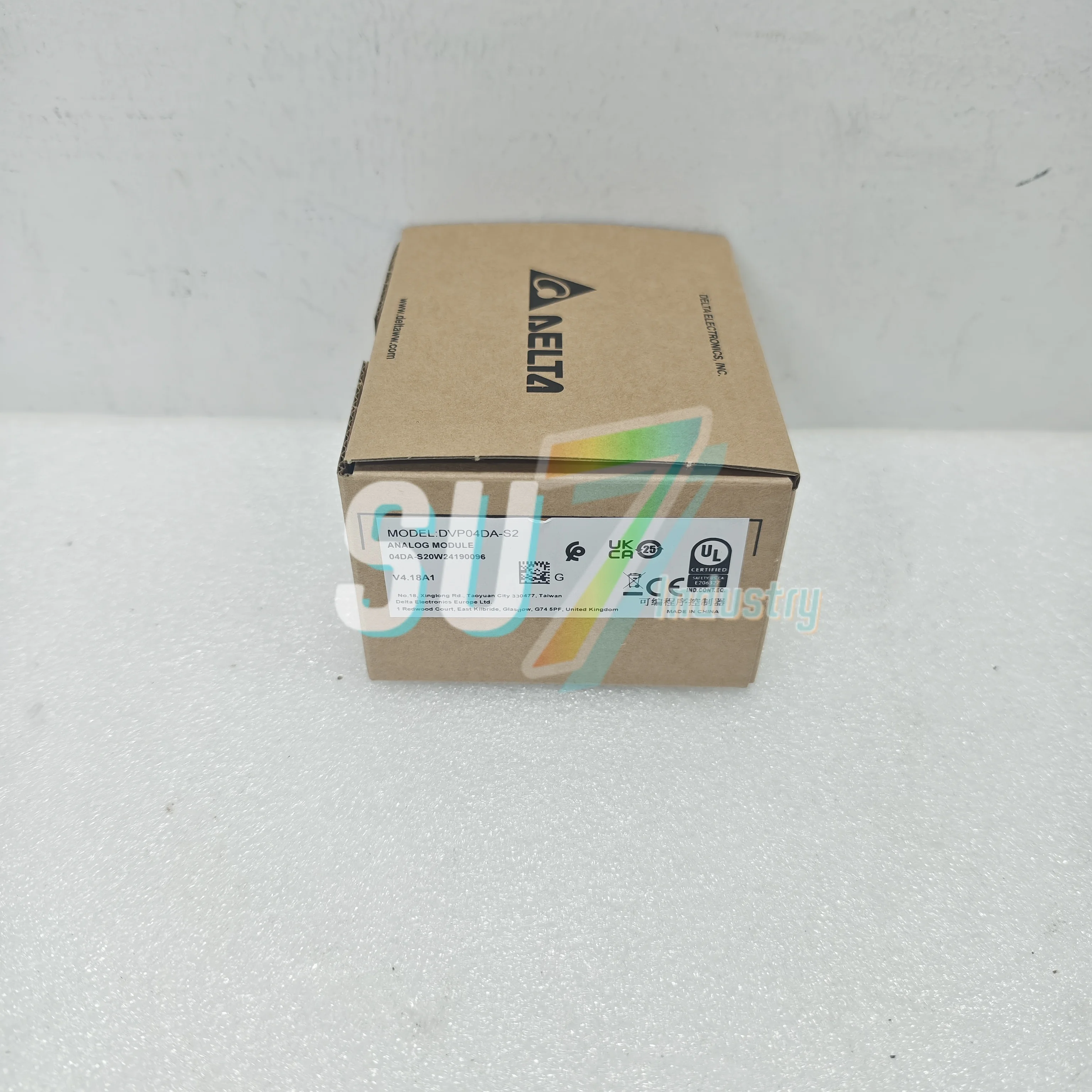 Modul PLC DVP04DA-S2 Baru Dalam kotak