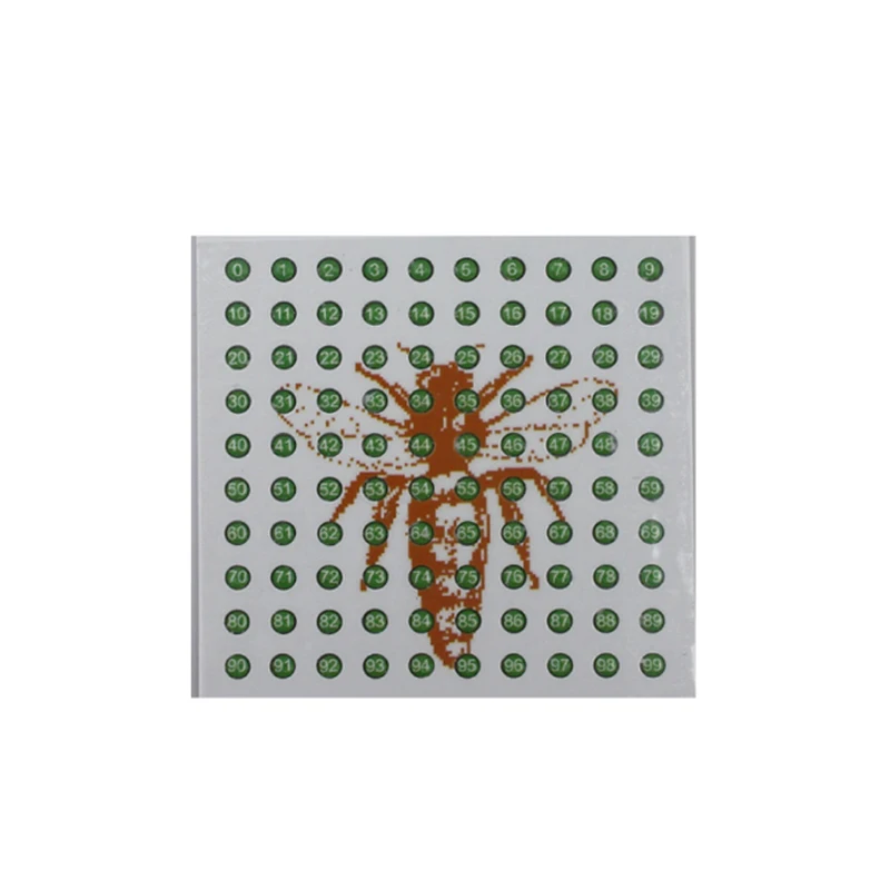 

Apicultura Beekeeping Tools Polymer Materials Queen Bee Marker Queen Marking Plastic Farms for Queen Bee Breeding Stickers