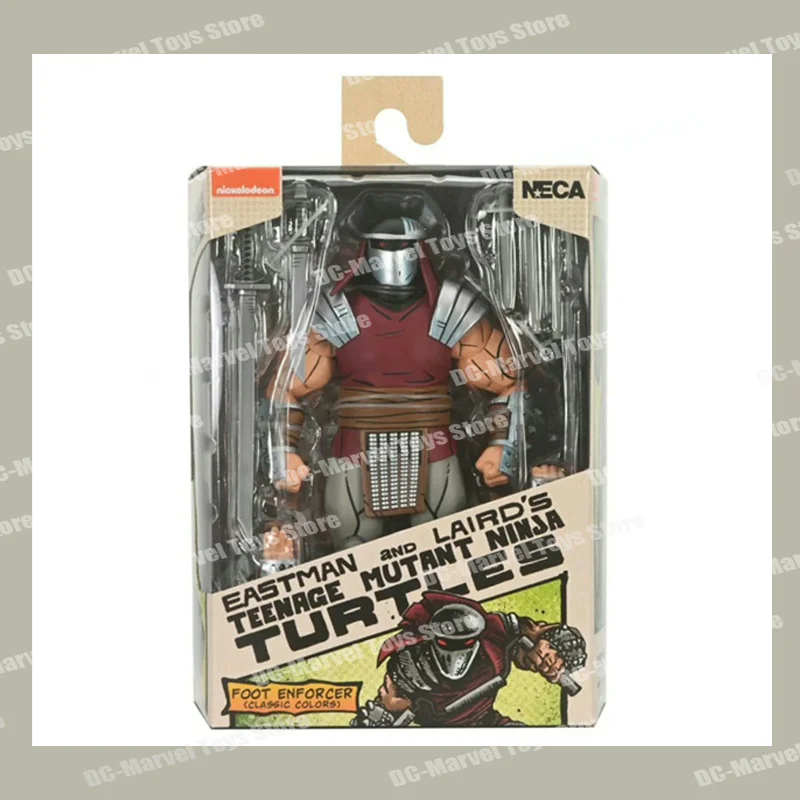 متوفر في المخزون Neca Turtles Tmnt Foot Enforcer Eastman وLaird's Casey Jones Turtle SHF شخصية أنيمي ألعاب هدايا مخصصة