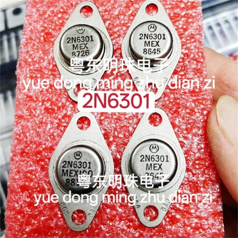 2N6301 20-01016-002 w imported brand new original markings and leads TO-66 metal sealed