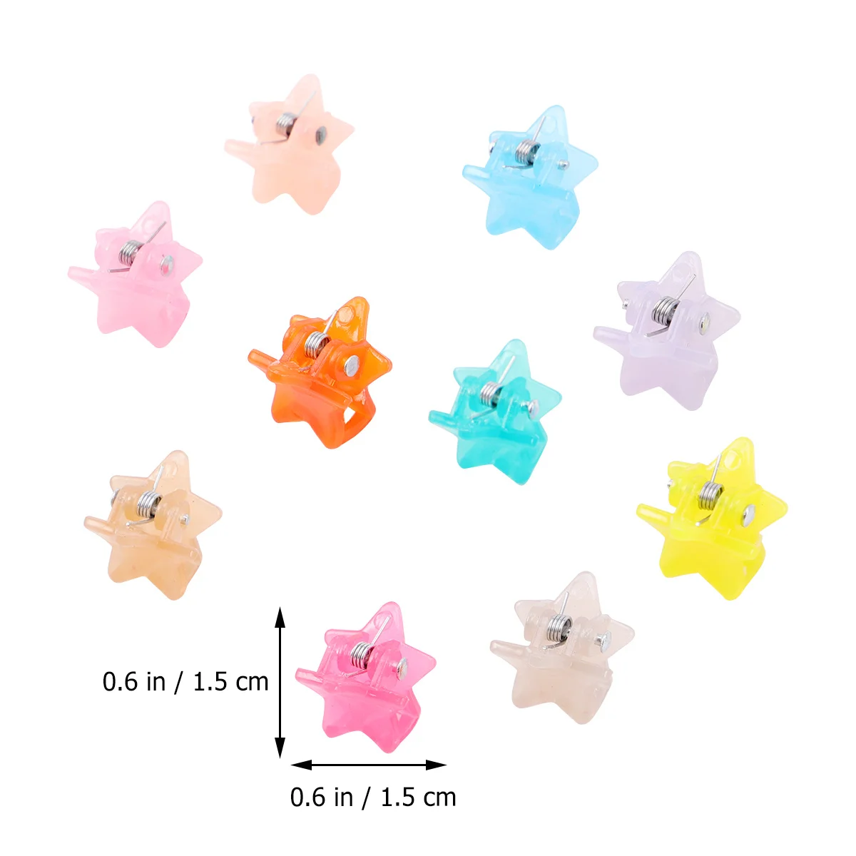 

40Pcs Mini Hair Clips Adorable Hair Clamps for Little Girls Women Eye Catching Non Slip Well Made Best Gift Accessories