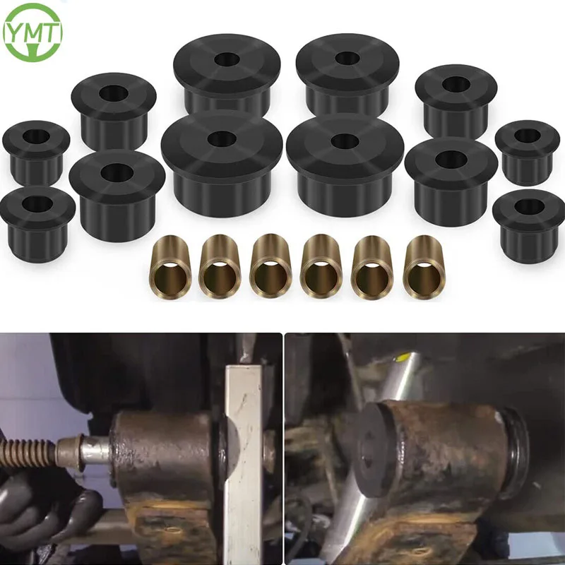 

KJ02008BK 2.2109G Polyurethane Rear Leaf Spring Eye & Shackle Bushings Kit for Jeep Cherokee Comanche Wagoneer Grand Wagoneer