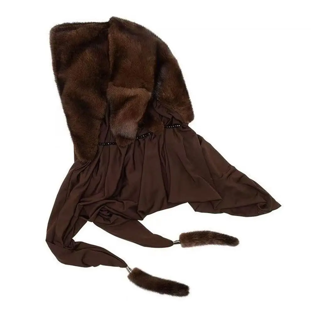 

Регулируемая шапка, шарф, капюшон из искусственного меха, элегантная женская шаль, толстая теплая шапка, зимняя термообёрточная бумага, однотонная кепка, мягкий плюшевый глушитель