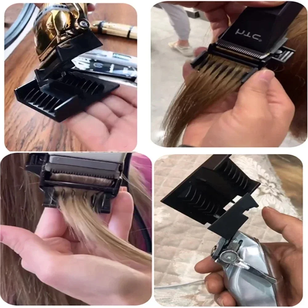 Máquina de cortar cabelo limite pente ferramentas de corte de cabelo assistente estilo de cabelo pente limitado portátil barbearia salão cabeleireiro acessórios