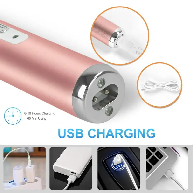 ماكينة حلاقة كهربائية للنساء قابلة لإعادة الشحن، ماكينة حلاقة مقاومة للماء، ماكينة إزالة شعر الجسم، مزيل شعر الأنف واللحية، ماكينة تشذيب الحواجب F