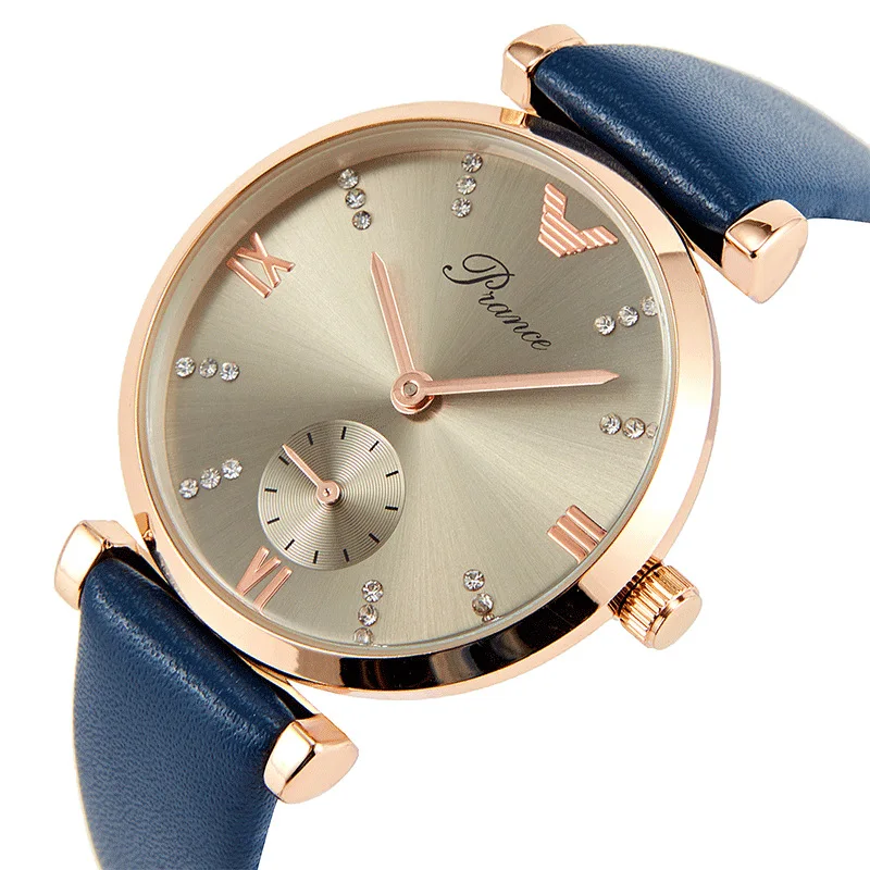 Luxury Leather Watch for Woman Waterproof Stainless Steel Ladies Quartz Watch Dress Elegant Women Watches Fashion Reloj Mujer
