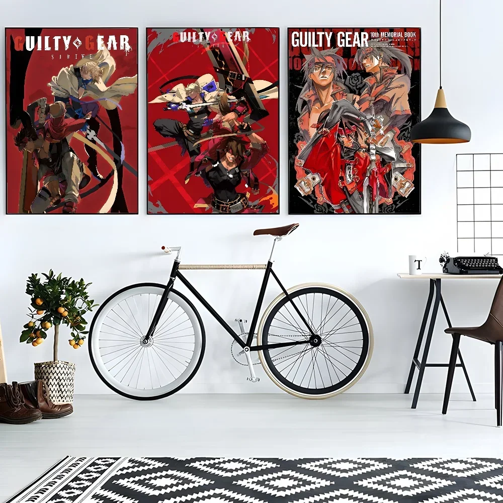مذنب جير لعبة أنيمي المشارك الجمالية قماش اللوحة الملصقات والمطبوعات جدار صورة فنية لتزيين غرفة المعيشة