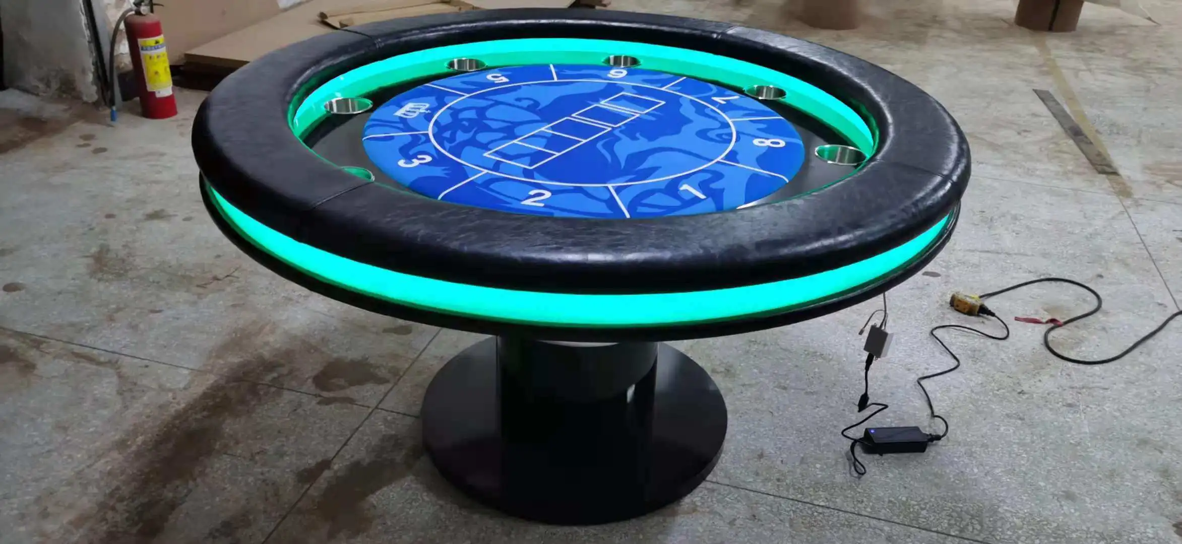 Texas Hold'em Table Round Table Egg Pineapple Table, Fried Golden Flower Table