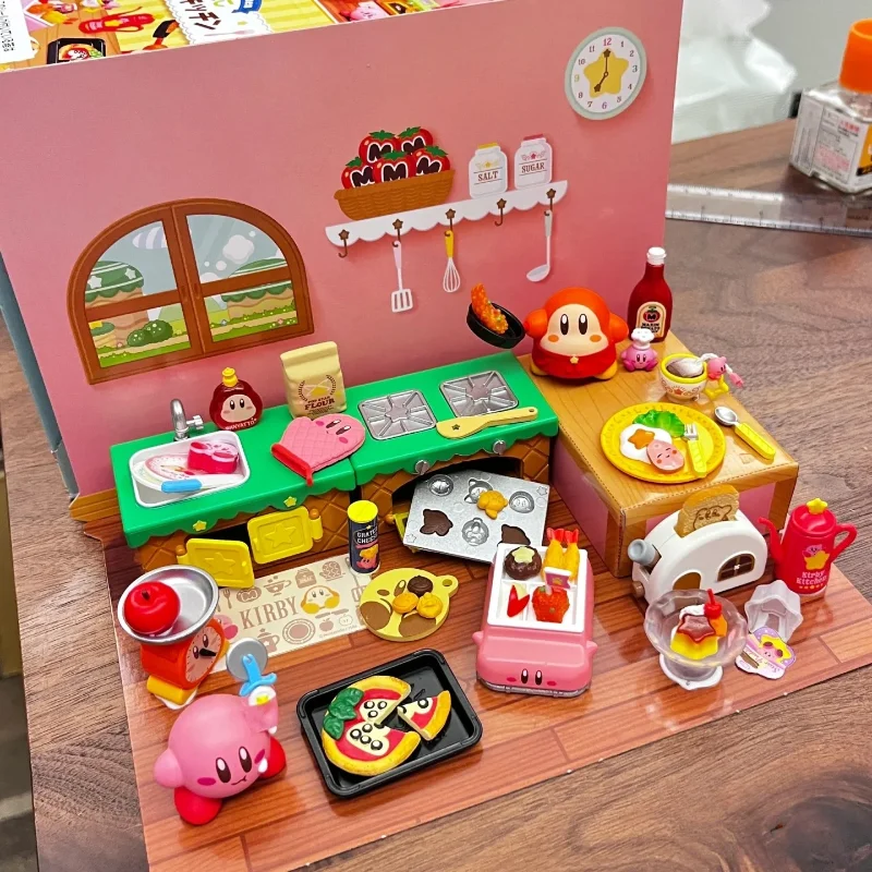 

New Hot Genuine Re-Ment Kirby Full Set Figures Swing Kirby Star Kirby'S Starrium Terrarium Collection Pupupu Herbarium Toys