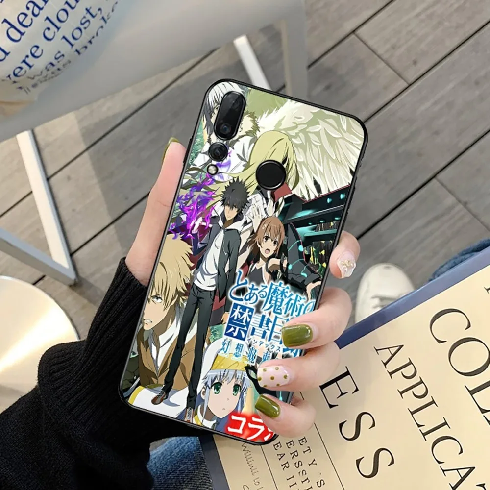 A Certain Magical Index Anime Phone Case For Huawei Y9 6 7 5 Prime Enjoy 7s 7 8 plus 7a 9e 9plus 8E Lite Psmart Shell