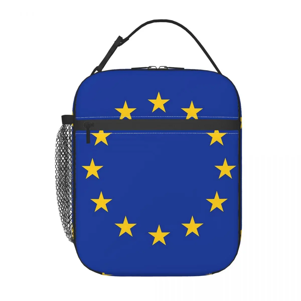 Europe European Union EU Stars National Flag (3) Insulated Lunch Bag for Women Kids Leakproof Food Boxes Thermal Lunch Box Tote