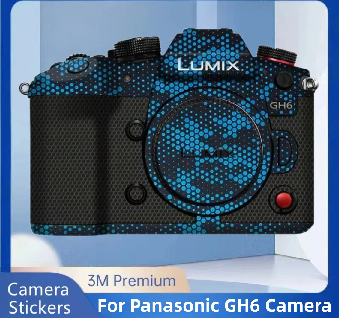 

GH6 Decal Skin Vinyl Wrap Film Mirrorless Camera Body Protective Sticker Protector Coat Panasonic Lumix DC-GH6