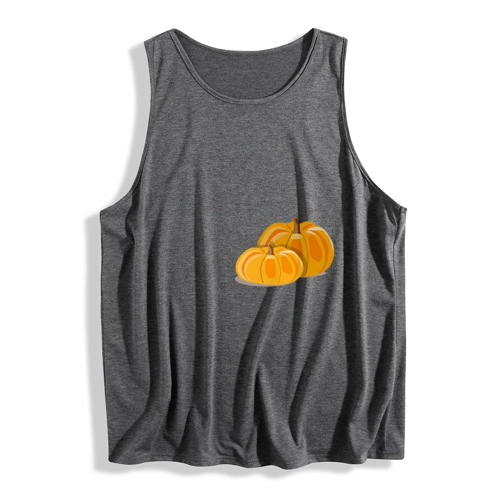 만화 Numpkin 장면 인쇄와 트렌디 한 민소매 탑 패션 데일리웨어 캐주얼 탱크 탑 편안한 여름 의류
