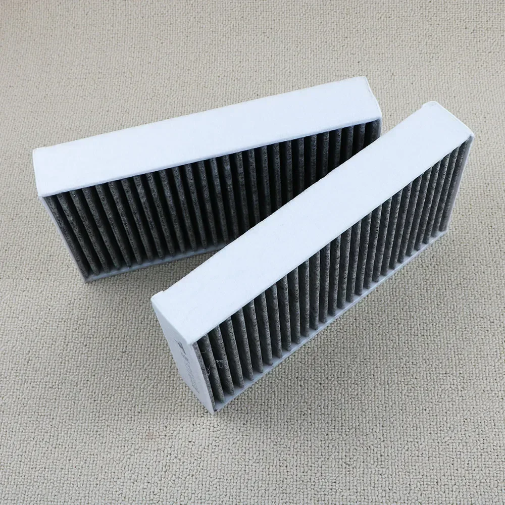 2Pcs Cabin Filter Car Air Conditioner A1648300218 For Mercedes Benz W164 ML280 ML300 320 ML63 GL320 CDI GL350 420 450 500 R350