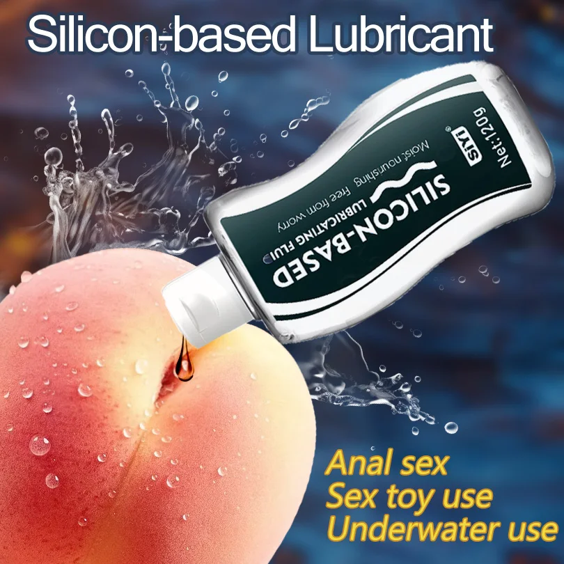 Silicone-base Lubricant for Anal Sex Long-lasting lubrication, Sex Toys Lubricant Suitable for Bathroom and Underwater Use