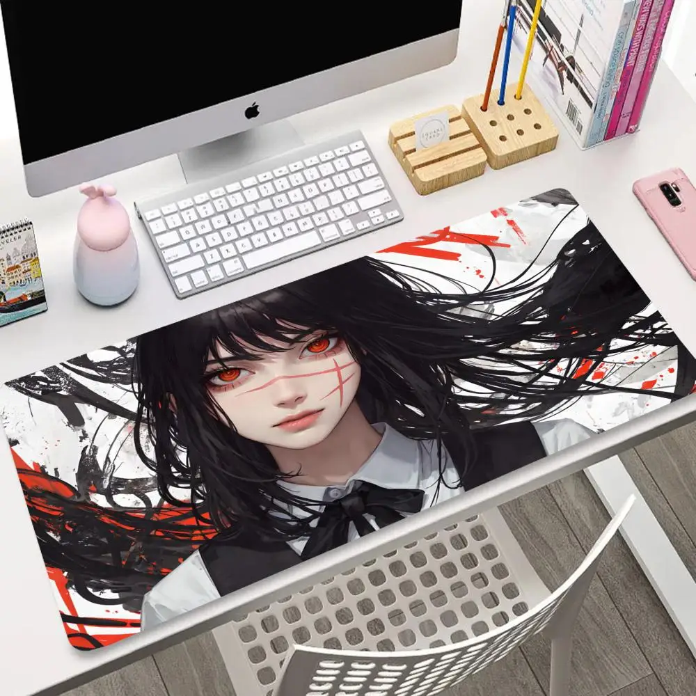 

Коврик для мыши в стиле аниме для девочек подходит для геймеров и домашних компьютерных механических клавиатур с HD-печатью