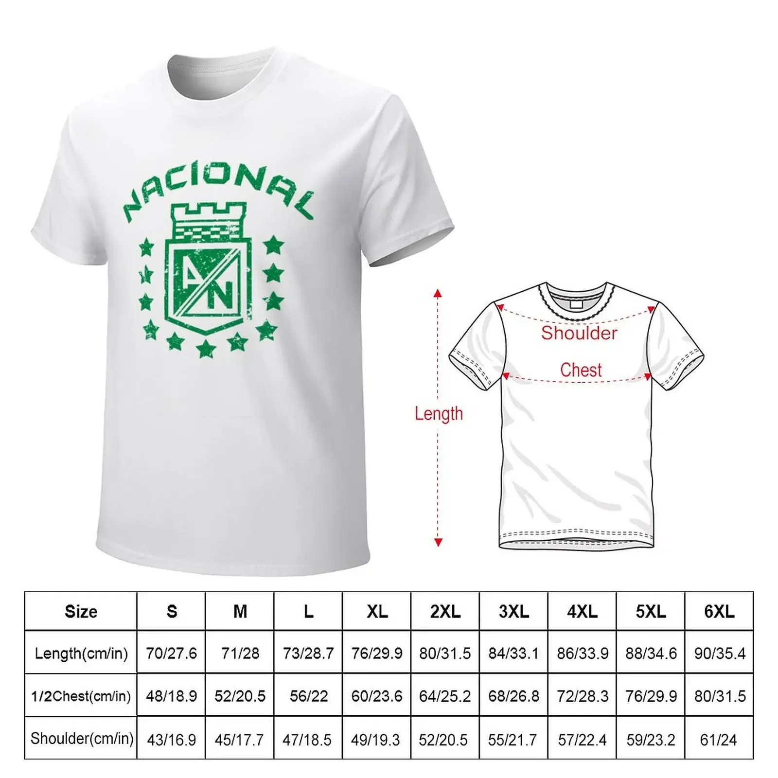 Atletico Nacional Medellin Colombia Camiseta Tshirt futbol T-Shirt plus size tops cute clothes shirts graphic tees men clothes