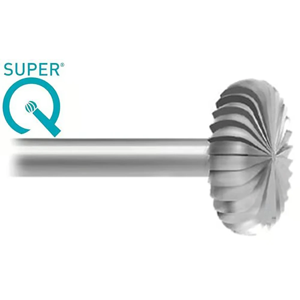 SUPER Q Fig.Y Wheel Bur Tool Steel Precision Ground Wheel Head For Jewelry Making Rounding Channels & Flattening Recesses