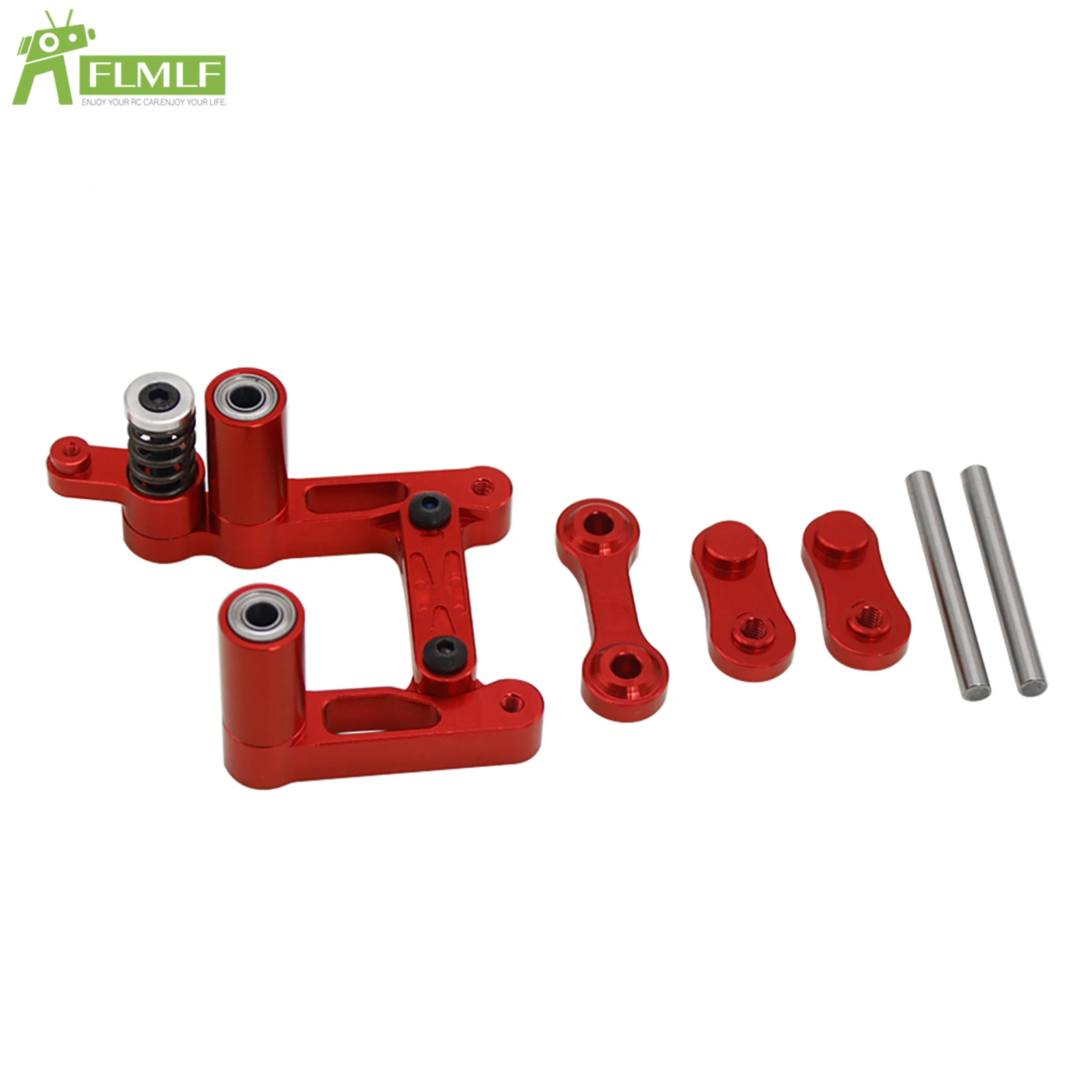 Plastic or Alloy CNC Steering Wiper Arm Set Fit for 1/5 HPI ROFUN BAHA ROVAN KM BAJA 5B 5T 5SC Rc Car Toys Games Parts