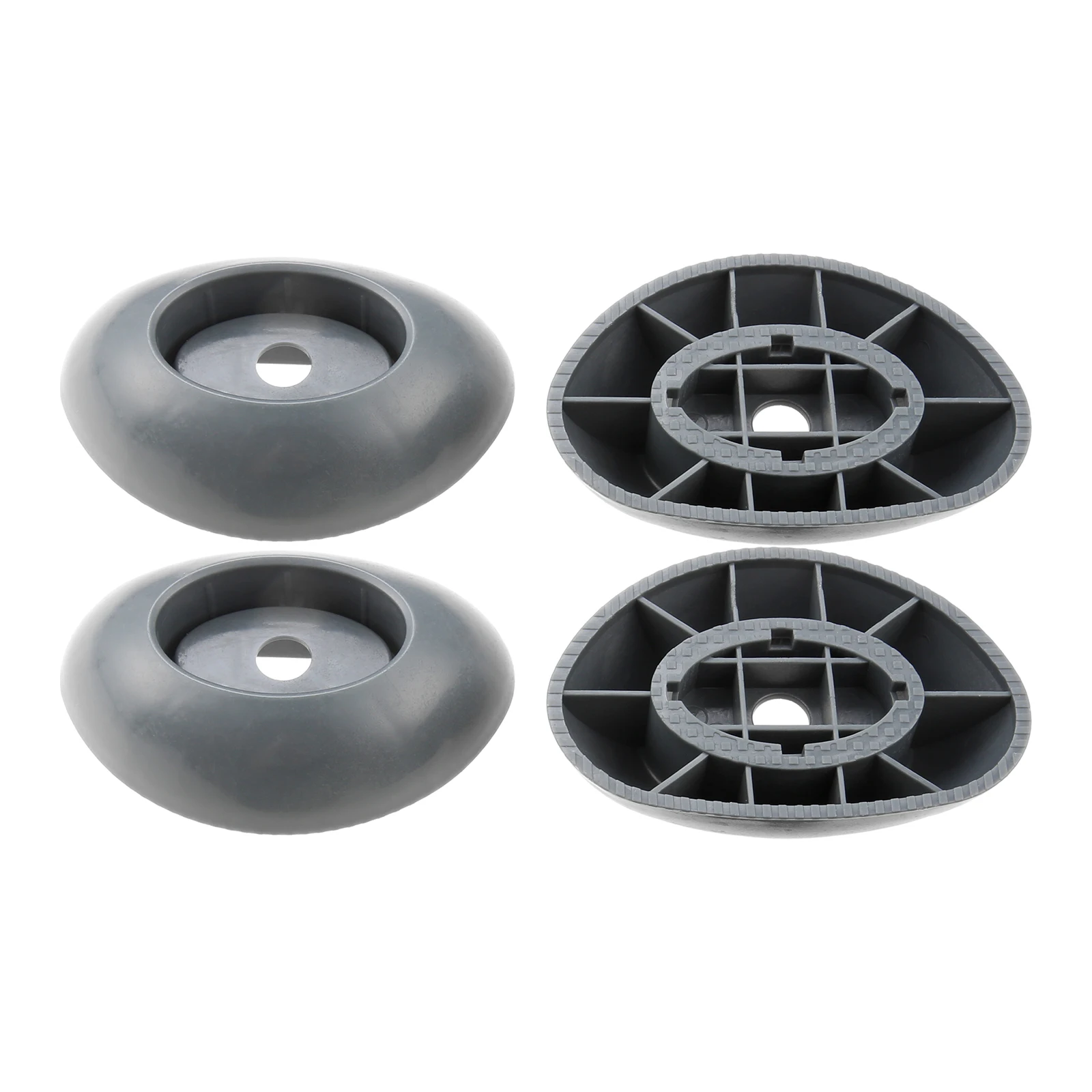 4 Pcs Footing Leg Cap Above-Ground Pool Fit for Bestway Steel Pro MAX & Power Steel 16Ft /18Ft x 48In Frame Pool, Bestway P61802