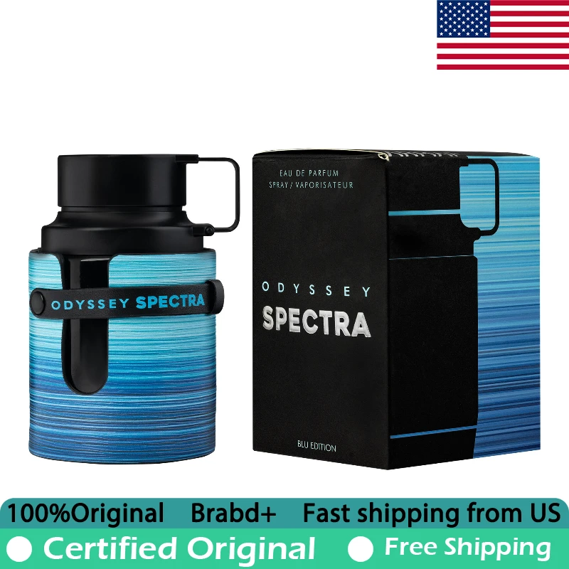 

Armaf Odyssey Spectra Blue 3.4 Oz Premium Arabian Perfumes Lasting Oriental Spicy Unisex Eau de Parfum 100 ML Pheromones Perfume