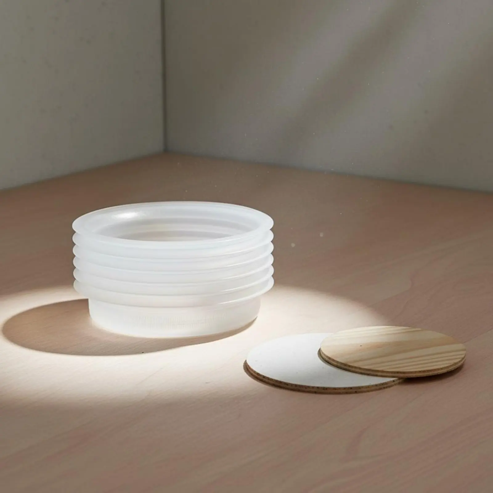 Recessed Light Hole Saw Cover Easy to Use Ceiling Hole Dust Cover Drilling Dust Guard Transparent Power Tool Accessory Compact view 2