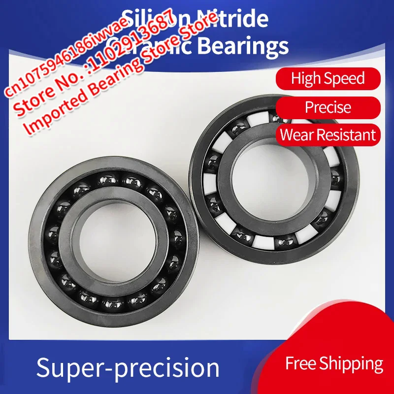 Silicon Nitride Ceramic Bearings MADE IN CHINA 6200 6201 6202 6203 6204 6205 6206 6207 6208 6209