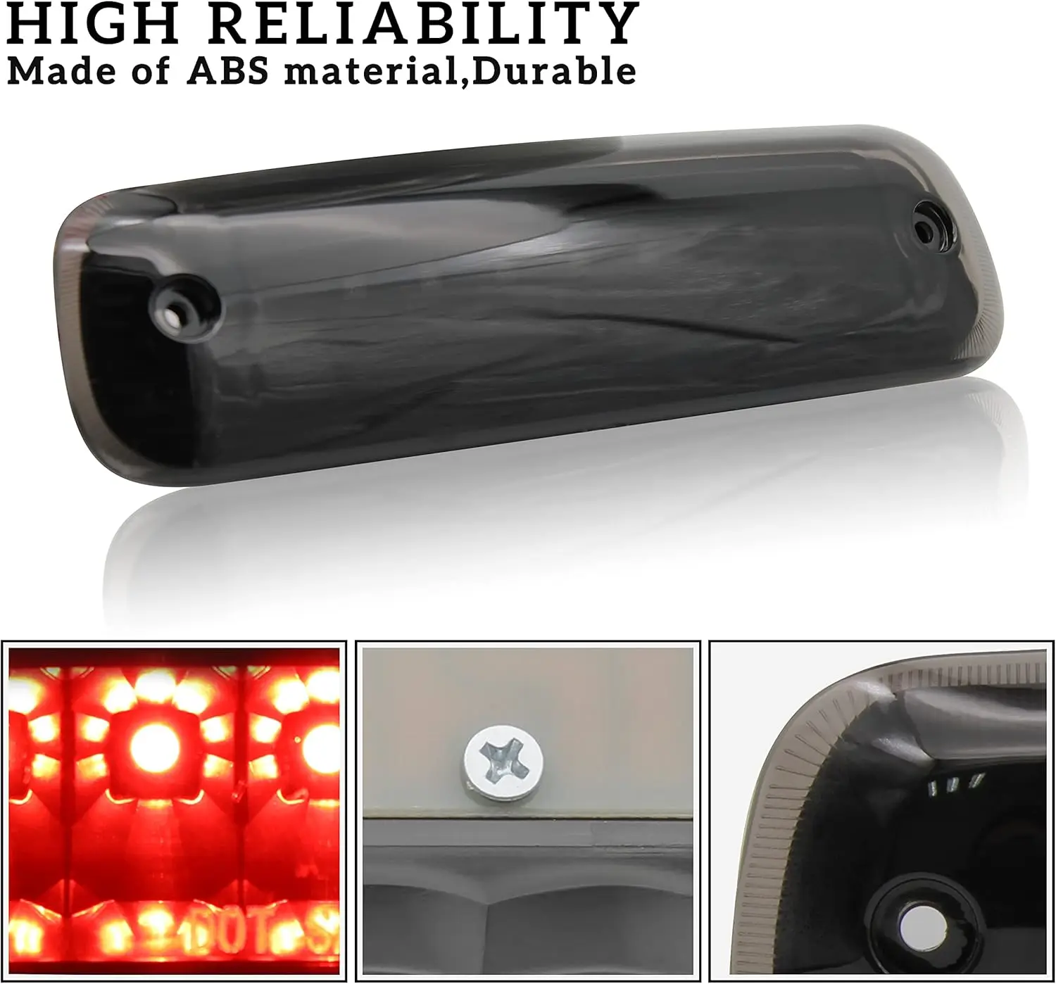 LED 3rd ضوء الفرامل الثالث مركز ارتفاع جبل وقف الضوء ل جيب شيروكي 1997 1998 1999 2000 2001