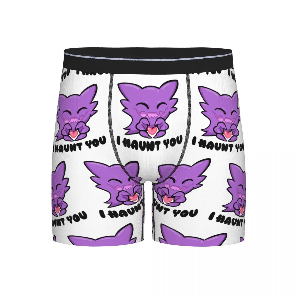 

Long Boxer Underpants Shorts Haunter I Haunt You Panties Men Comfortable Underwear for Homme Man Boyfriend Gifts