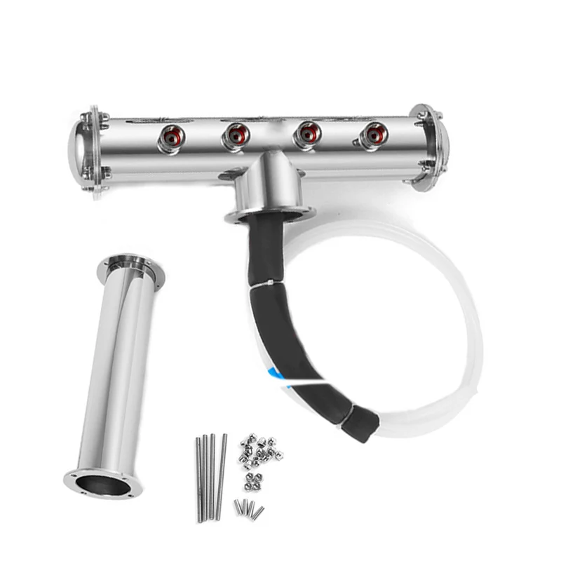 برج بيرة من النوع T بأربعة اتجاهات، موزع بيرة عمود البيرة المنزلي مع خيط داخلي 5/8