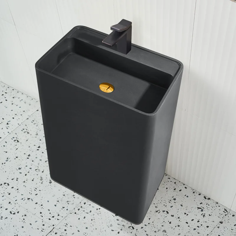 Ergonomic Bathroom Sink Basin With Space Saving Design, Easy Assembly Sturdy Durable Stable Construction Comfortable