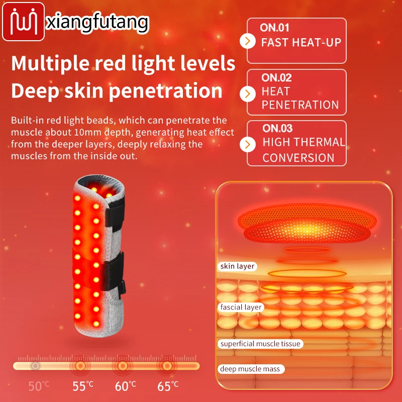 Masseur de poignet chauffant, thérapie à la lumière rouge, étanchéité réglable, Support d'entorse du poignet, immobilisation du canal carpien, soulagement de la Fatigue