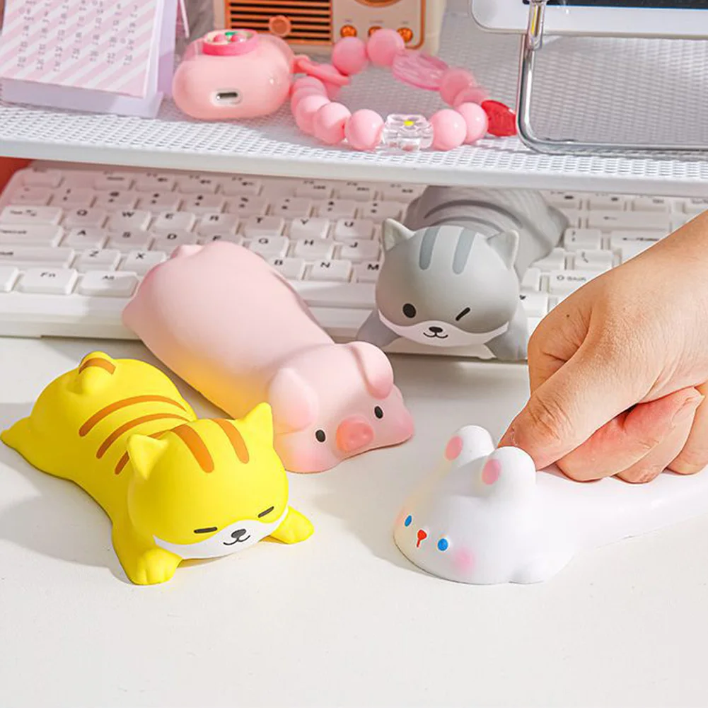 Cute Wrist Rest Support for Mouse Pad Computer Laptop Arm Rest for Desk Ergonomic Slow Rising Squishy Toy Desktop Ornament