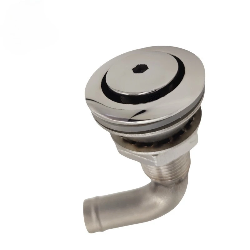 Marine Boat Fuel Tank Vent 316 Stainless Steel 90° Flush Mount Breather Cap 5/8
