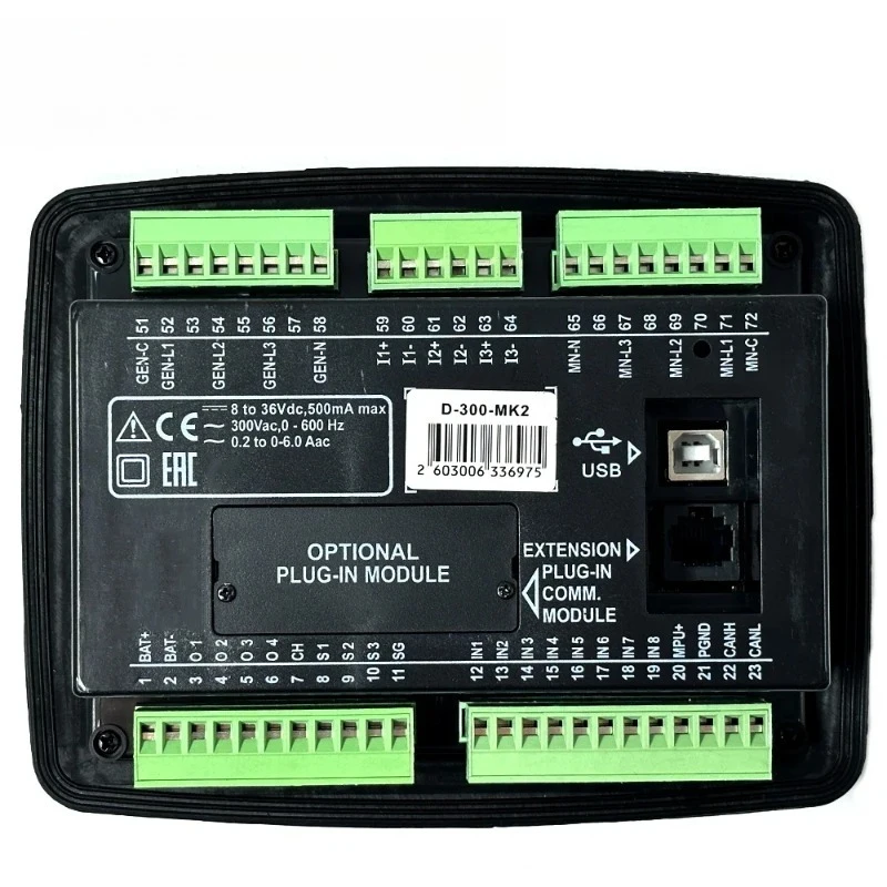 D300 Auto Start Diesel Generator Controller Genset Control Panel Diesel Engine Automatic Control Module