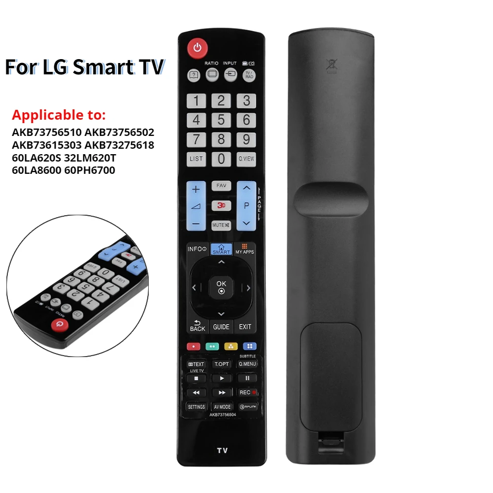 Universal LCD HDTV Remote Controller for LG AKB73756502 AKB73756504 AKB73756510 AKB73615303 32LM620T TV Remote Control Replace