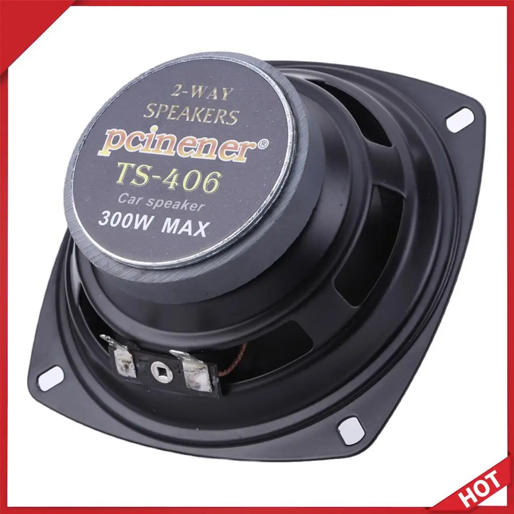 4/5/6 Inch Car HiFi Coaxial Speaker 12V 2 Way Auto Audio Music Stereo Subwoofer 300W/400W/500W Full Range Frequency Speaker