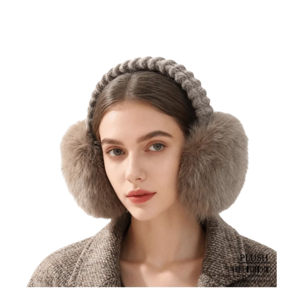 Fashion Warm Winter Earmuffs Folding Soft Earmuffs Cold Protection Portable Ear Warmer for Men Women
