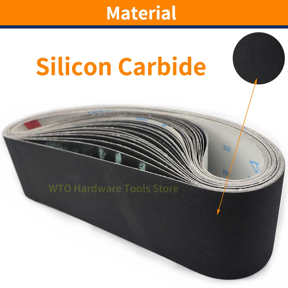 7PCS 4 x 36 Inch Silicon Carbide Sanding Belts,60-1000 Grit 915*100mm Sander Belt For Knife Sharpening,Stainless Steel,Metal