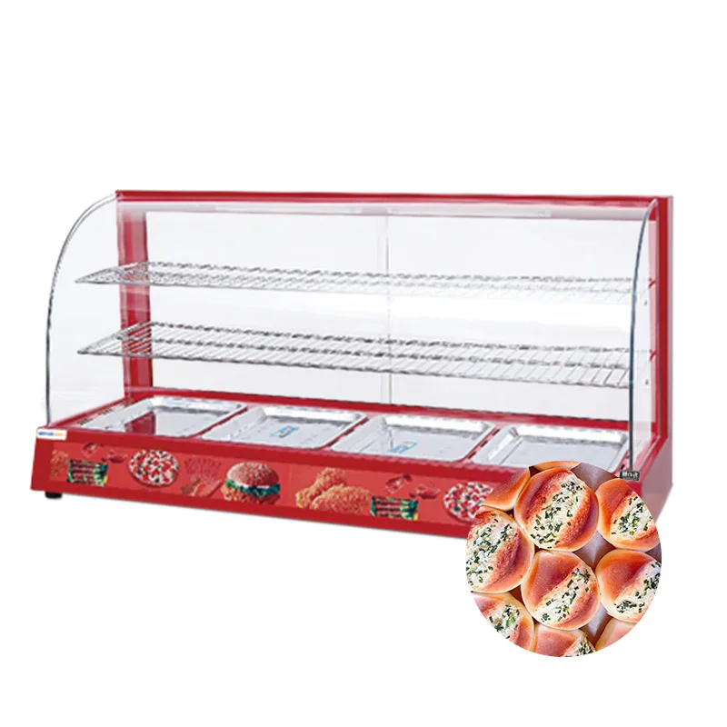 Kitchen Equipment Hot Food Warmer Display Cabinet For Fast Food Commercial use  Factory direct sales Food display