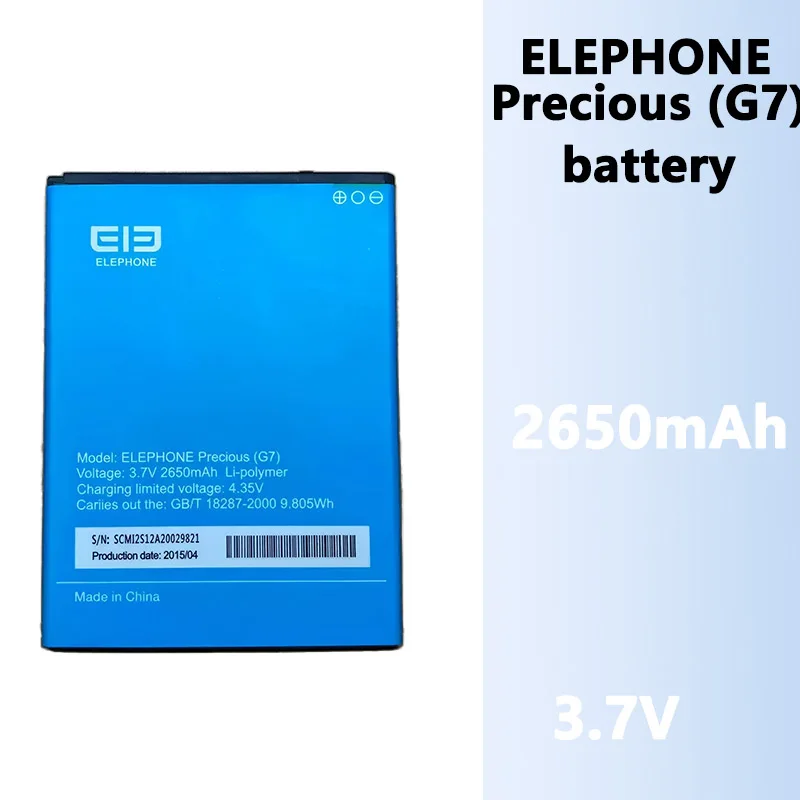 Аккумуляторная батарея, ELEPHONE Precious (G7) Аккумулятор для ELEPHONE Precious (G7)