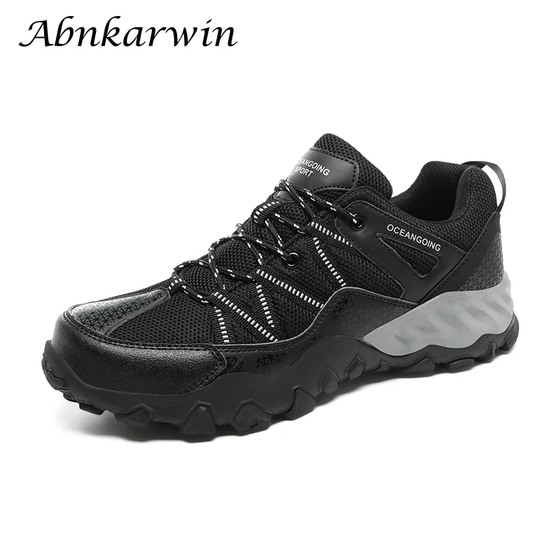 

Anti Slip Hiking Shoes Men Outdoor Trekking Shoes Mountain Sneakers Tracking Big Size 46 47 48