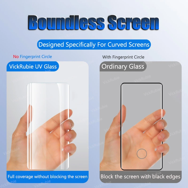 2PCS UV Tempered Glass For Samsung Galaxy S22 S21 S23 Plus Ultra Screen Protector Note 20 Ultra 10 9 8 S10 S9 S20FE S10E S 22 23