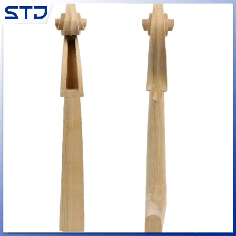 High quality Hand-Carved 4/4 dragon Cello Neck 4 string Maple wood Cello parts