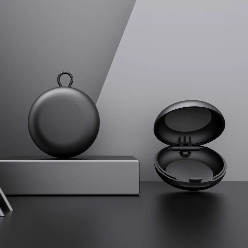 Portable Plastic Soundproof Earplug Box Round Shape Mini Mini Earplug Case Earplug Storage Box Travel Use