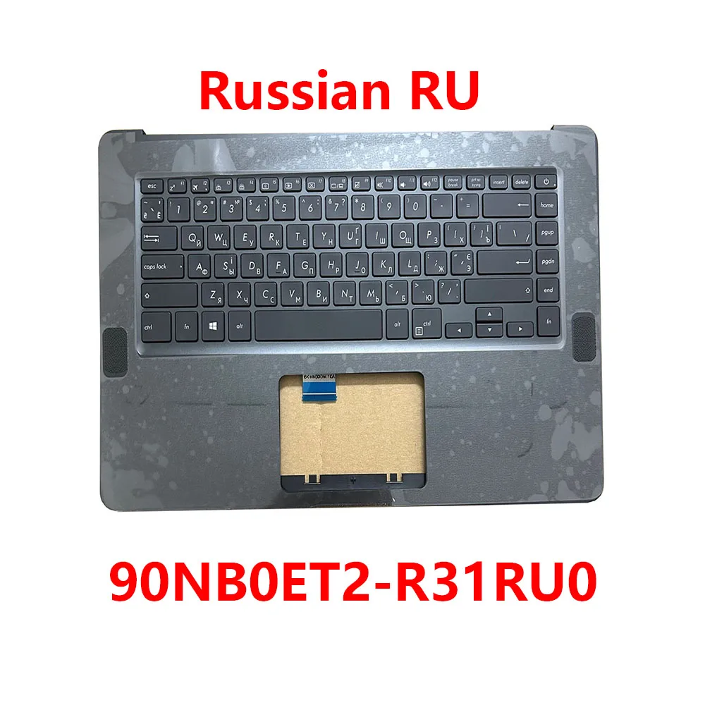 

Laptop PalmRest&keyboard For ASUS UX550V UX550VD UX550VE Black Upper Case Russian RU Keyboard