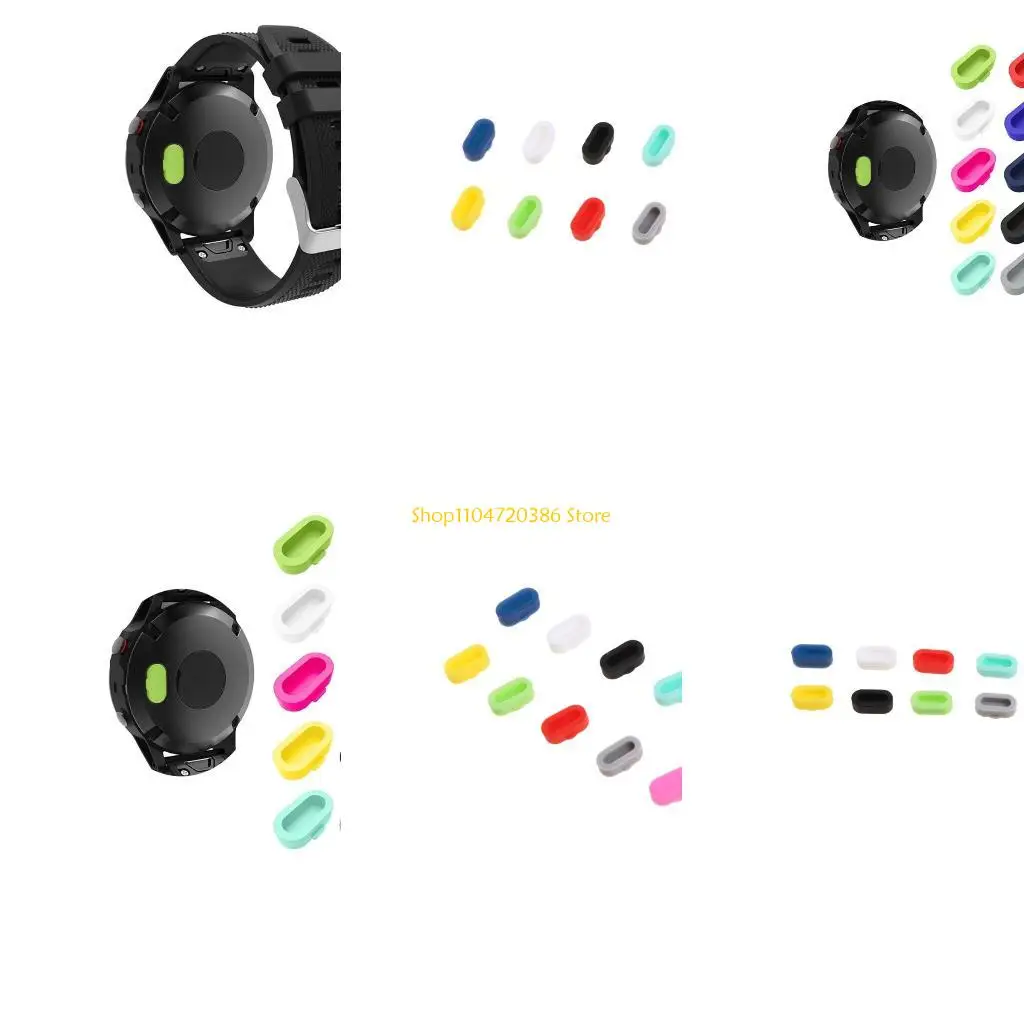 

K0EA Soft Silicone Charging Port Protective Plug for for Fenix 5S/5/5X/Forerunner 935 S60 10pcs Dust Plugs