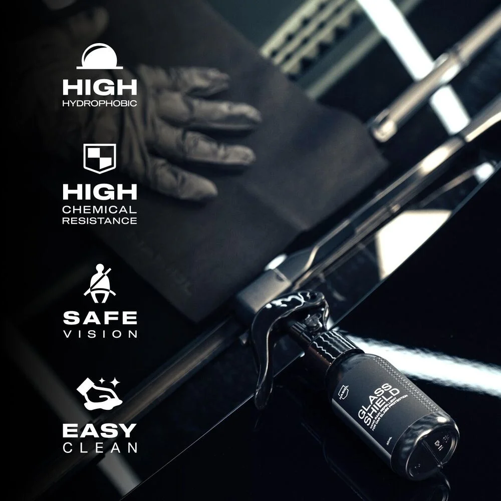 Nasiol GlasShield Poderosa Nano Proteção Repelente De Chuva Spray 50ml, 2 Anos